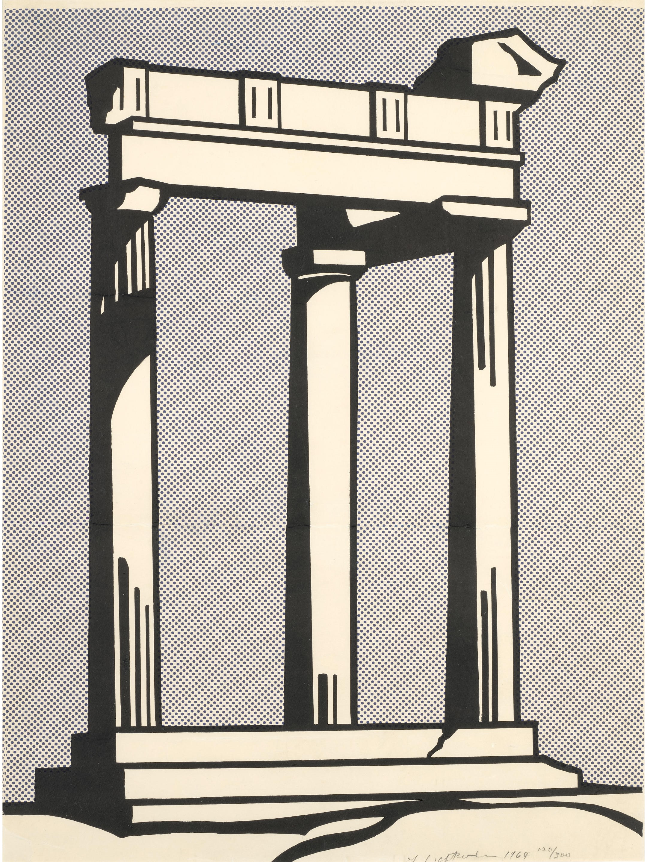 Roy Lichtenstein - Temple (Corlett II.3)