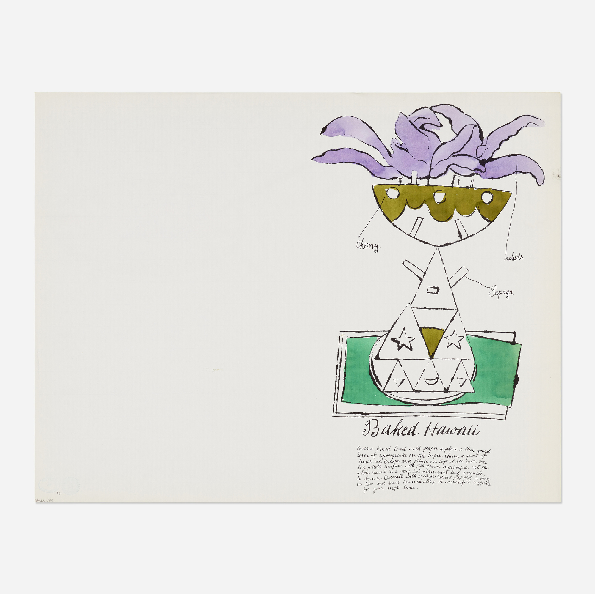 Andy Warhol - Baked Hawaii (Wild Raspberries)