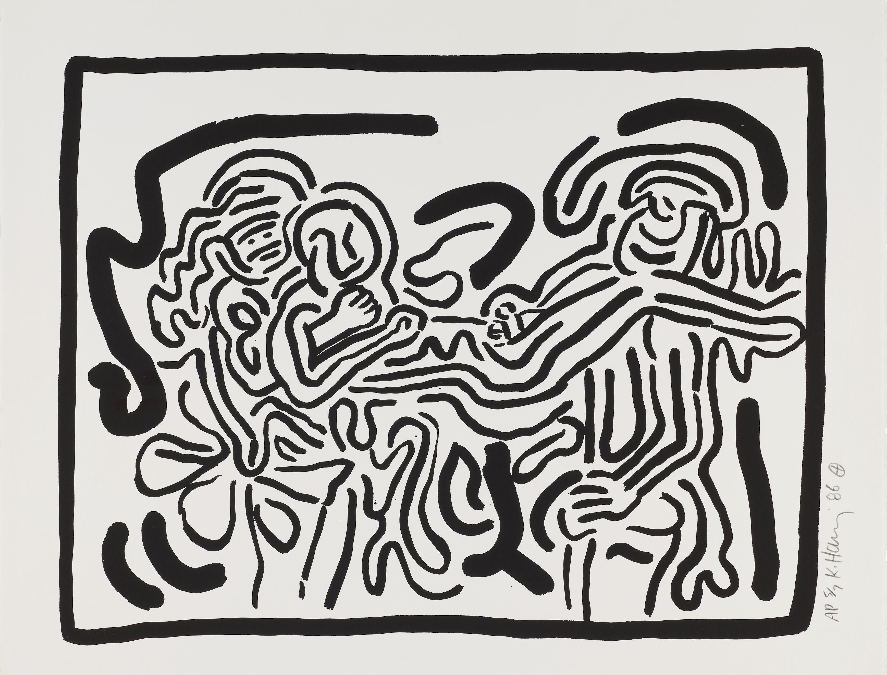 Keith Haring - Untitled, from Bad Boys