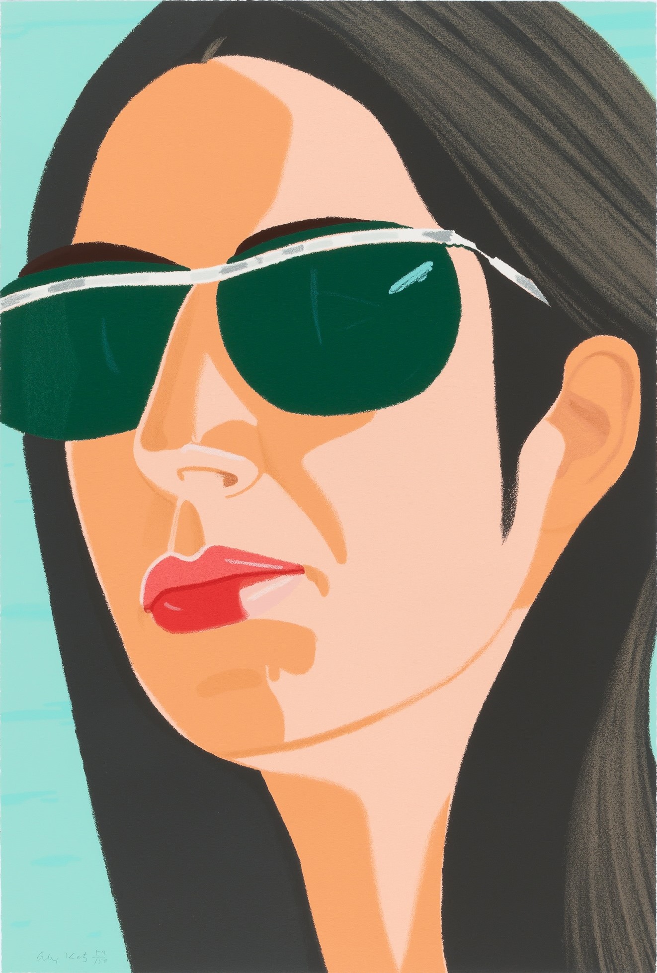 Alex Katz - ADA WITH SUNGLASSES (SCHRÖDER 243)