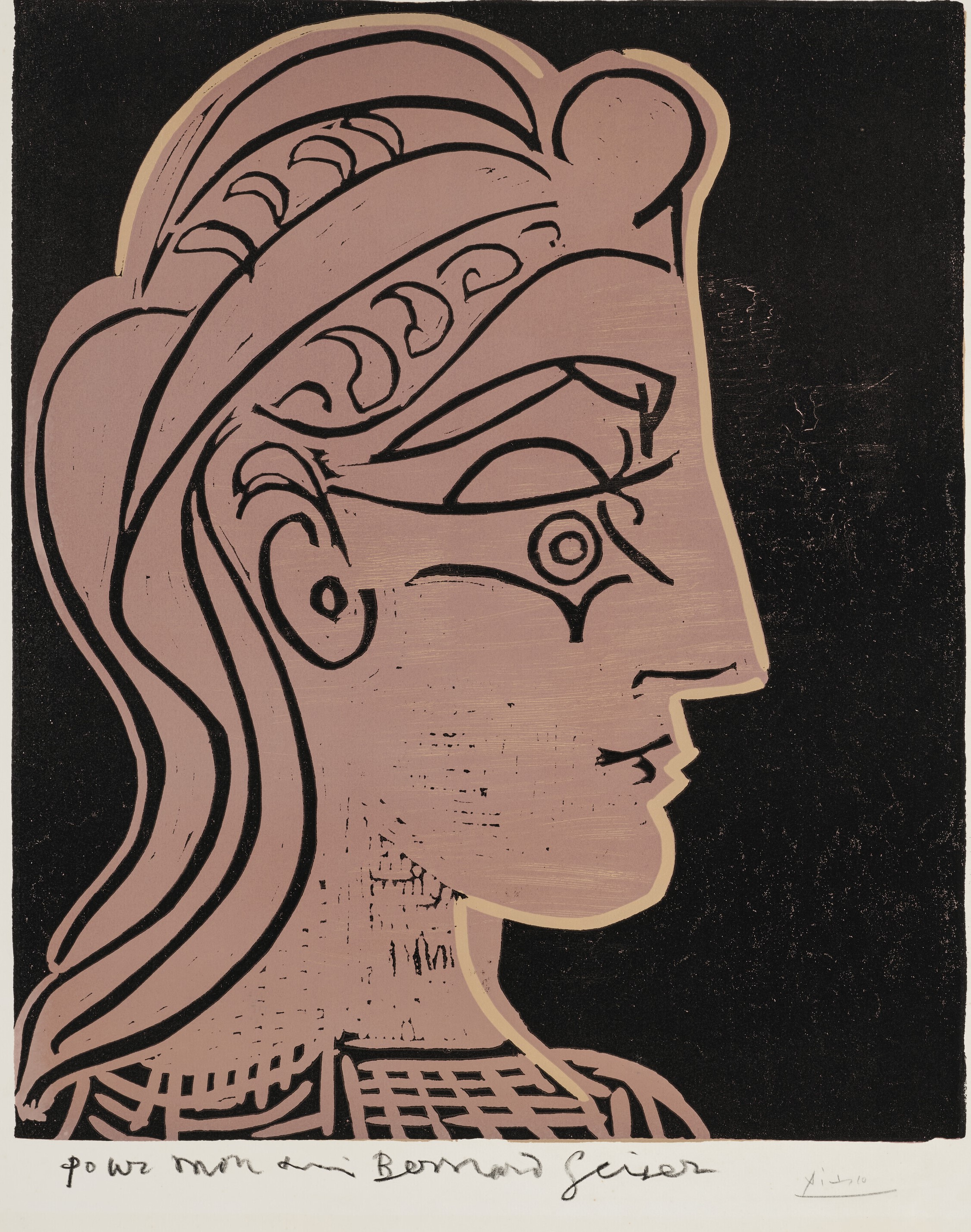 Pablo Picasso - Tête de femme (de profil)