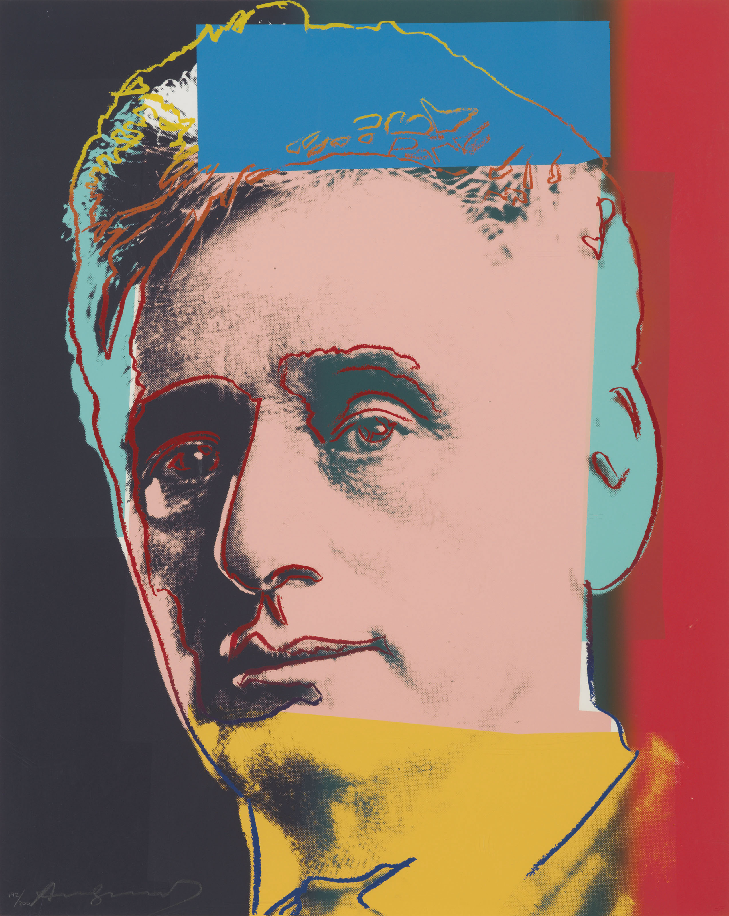 Andy Warhol - Louis Brandeis, from Ten Portraits of Jews of the Twentieth Century