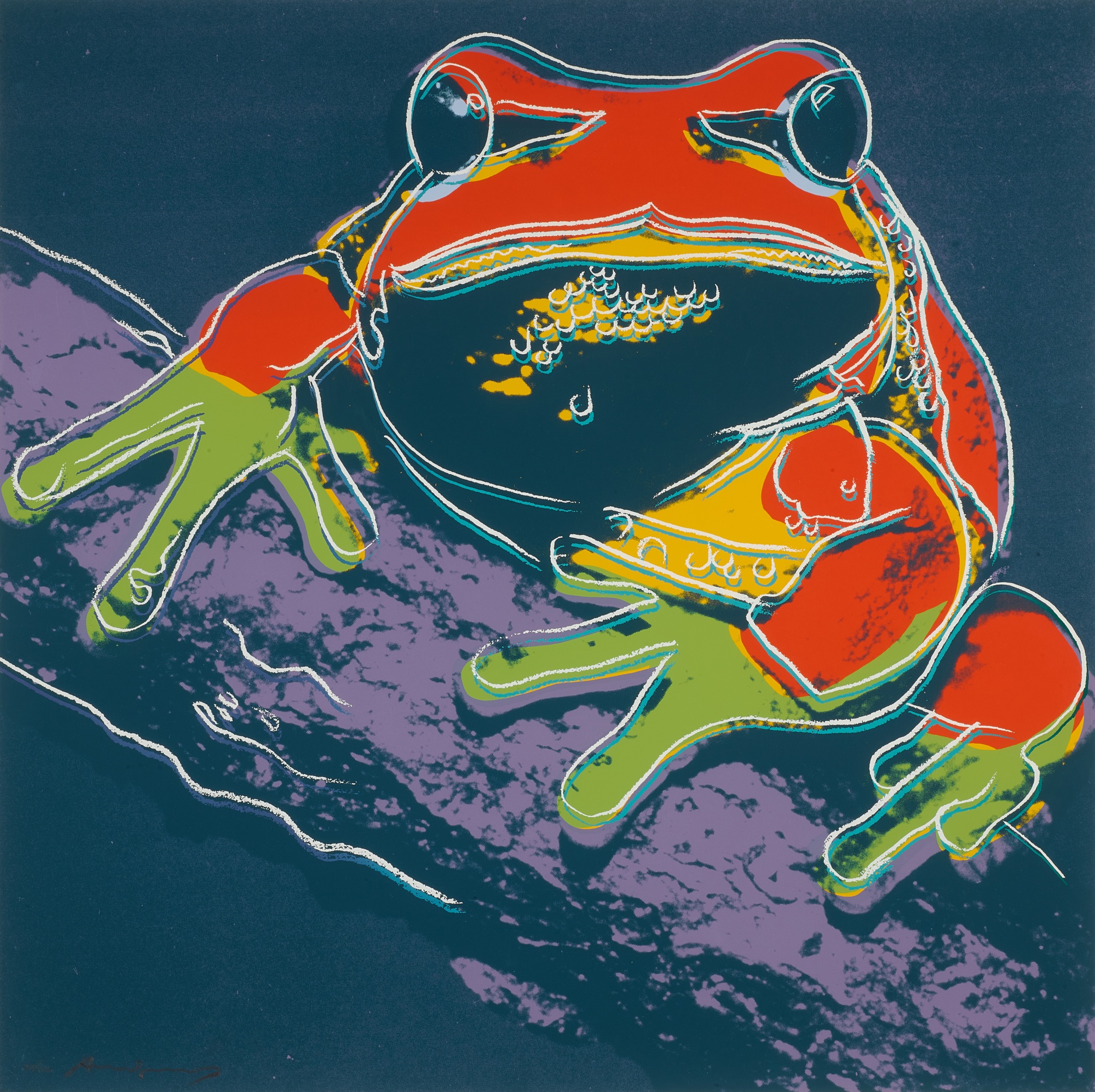 Andy Warhol - Pine Barrens Tree Frog, from Endangered Species