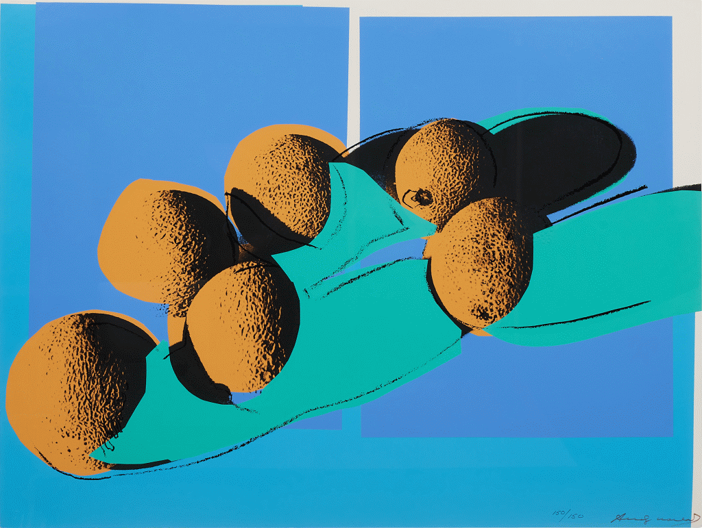 Andy Warhol - Cantaloupes I, from Space Fruit: Still Lifes