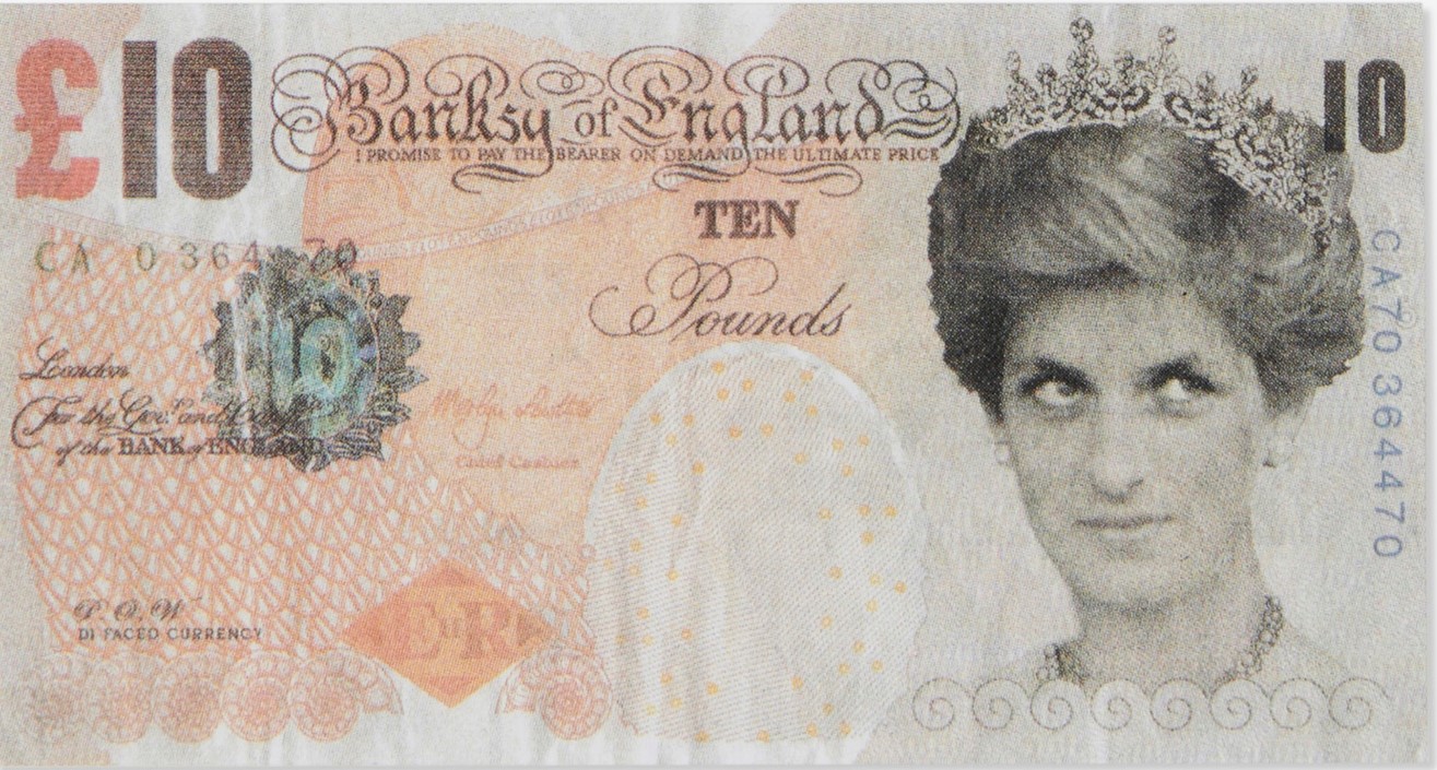 Banksy - Di-Faced Tenner, 10 GBP Note