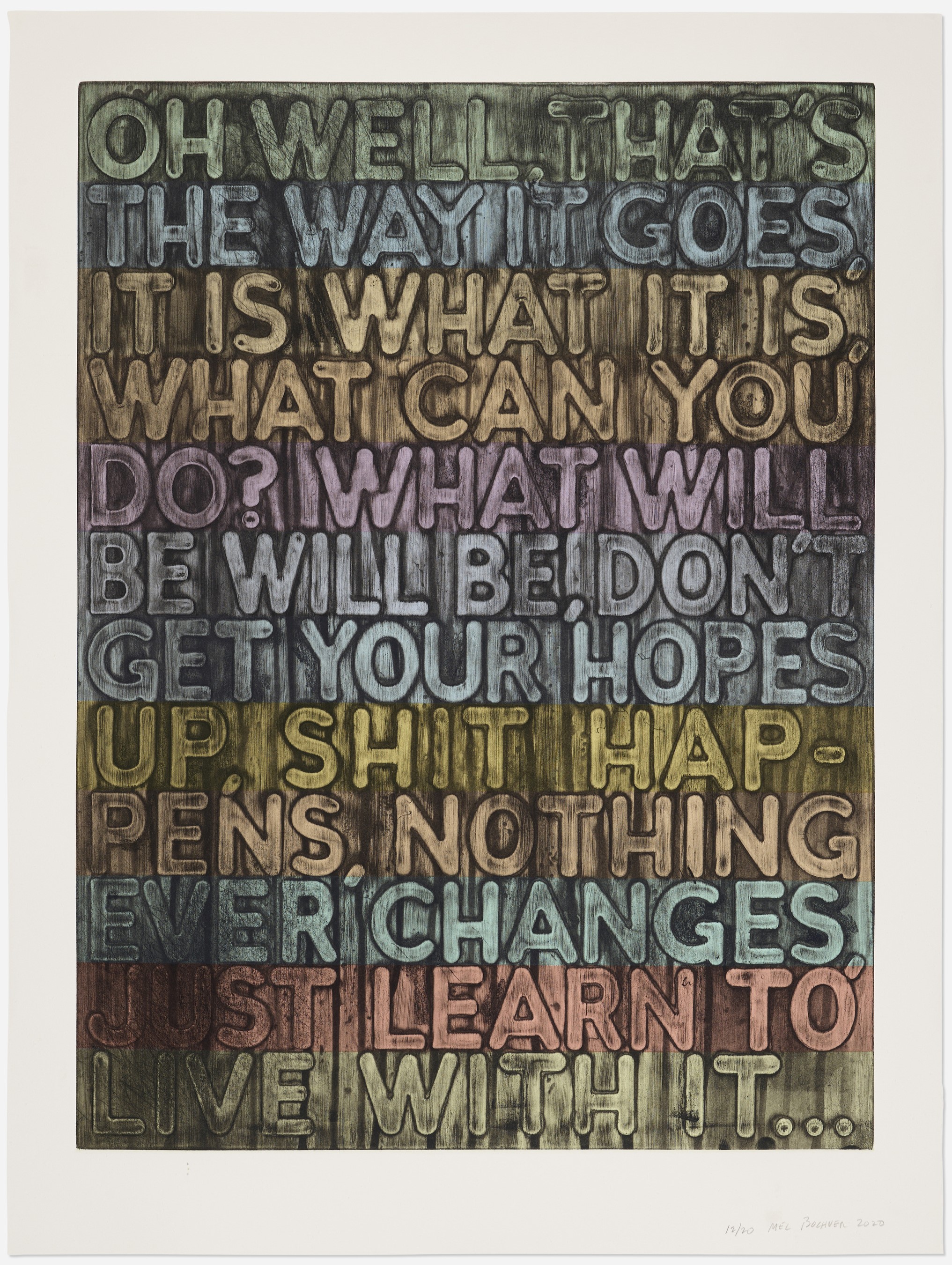 Mel Bochner - Oh Well