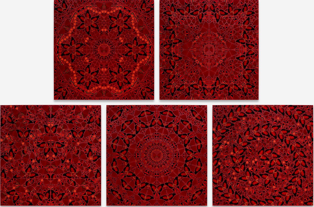 Damien Hirst - Five works: (i) H10-1 Wu Zetian; (ii) H10-2 Nūr Jahān; (iii) H10-3 Theodora; (iv) H10-4 Suiko; (v) H10-5 Ta...