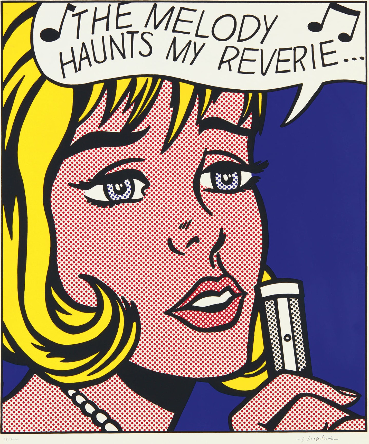 Roy Lichtenstein - Reverie, from 11 Pop Artists, Volume II