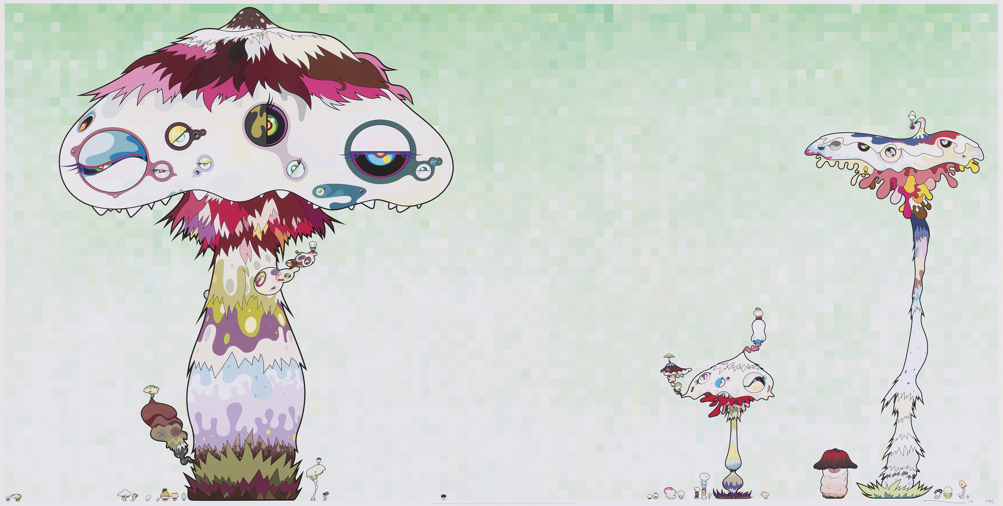 Takashi Murakami - Hypha will cover the world, little by little. "We should be able to get our hands on that door to the a...