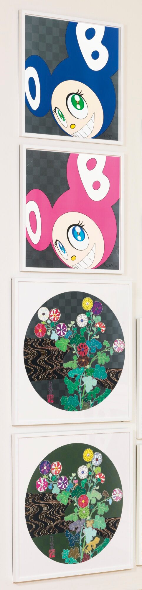 Takashi Murakami - And then and then and then and then and then (Blue); And then and then and then and then and then (Pink...