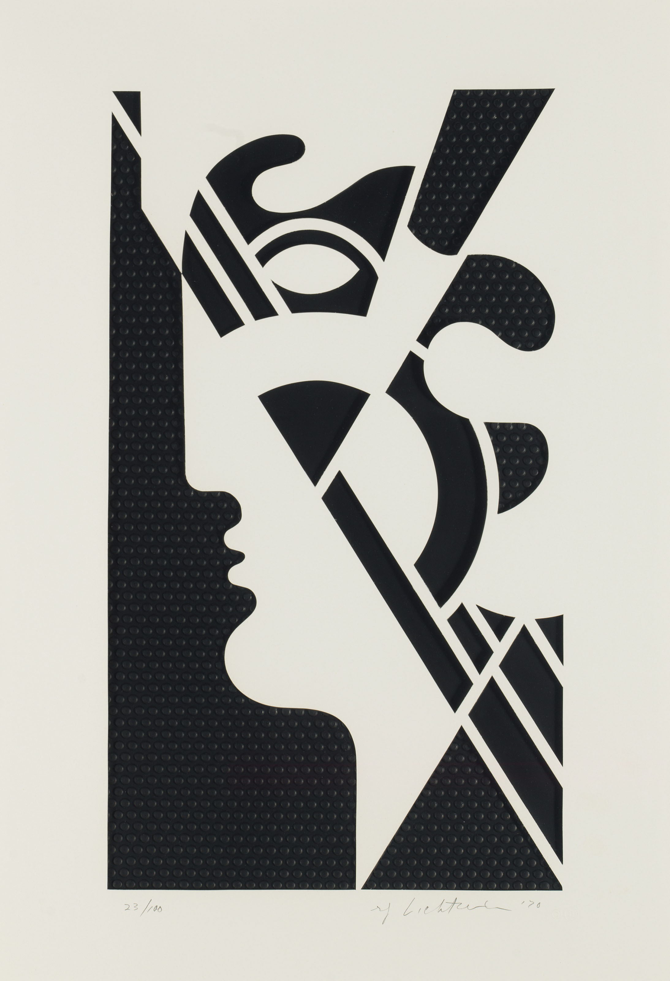 Roy Lichtenstein - Modern Head #5