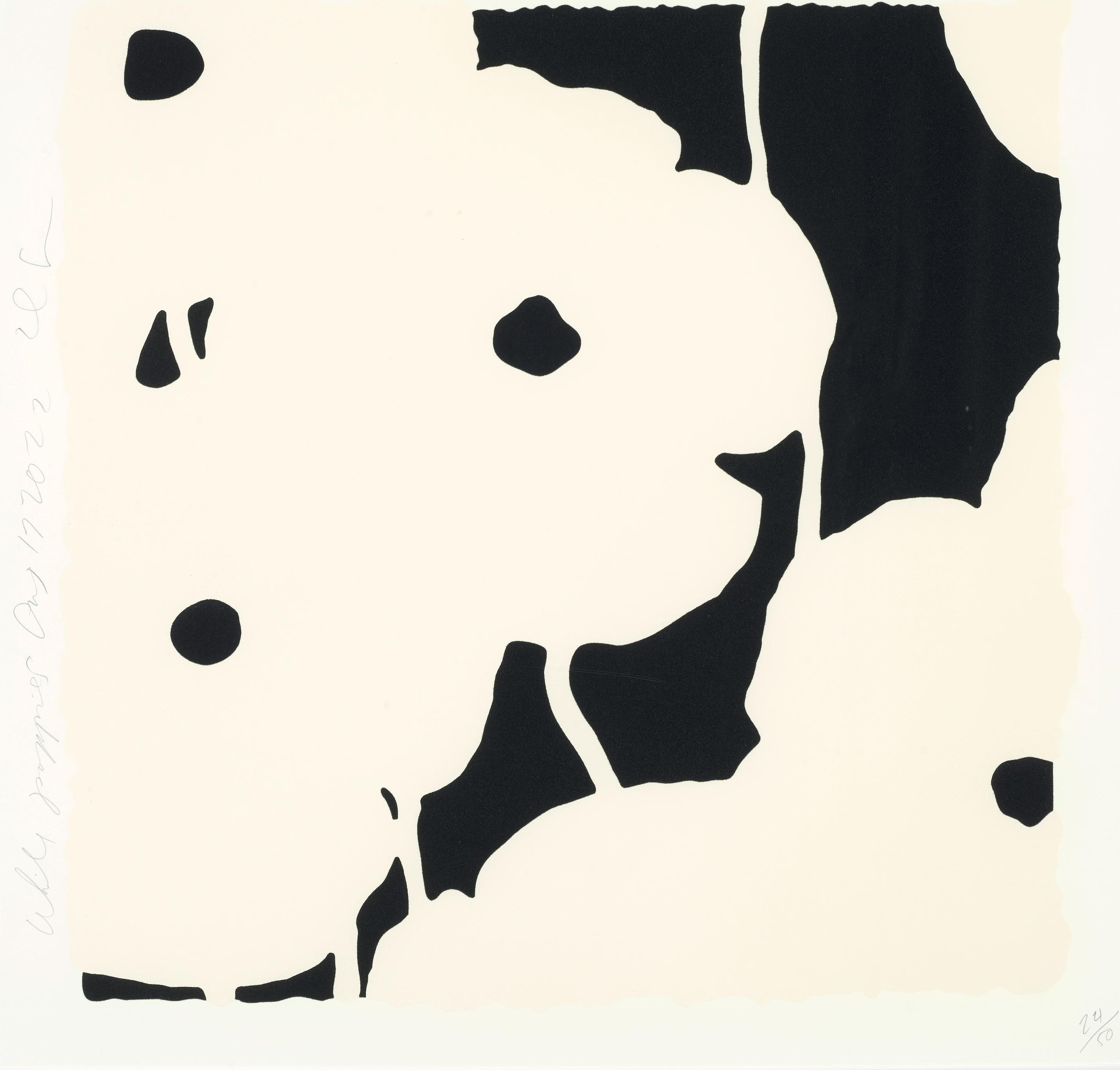 Donald Sultan - White Poppies, Aug 17, 2022
