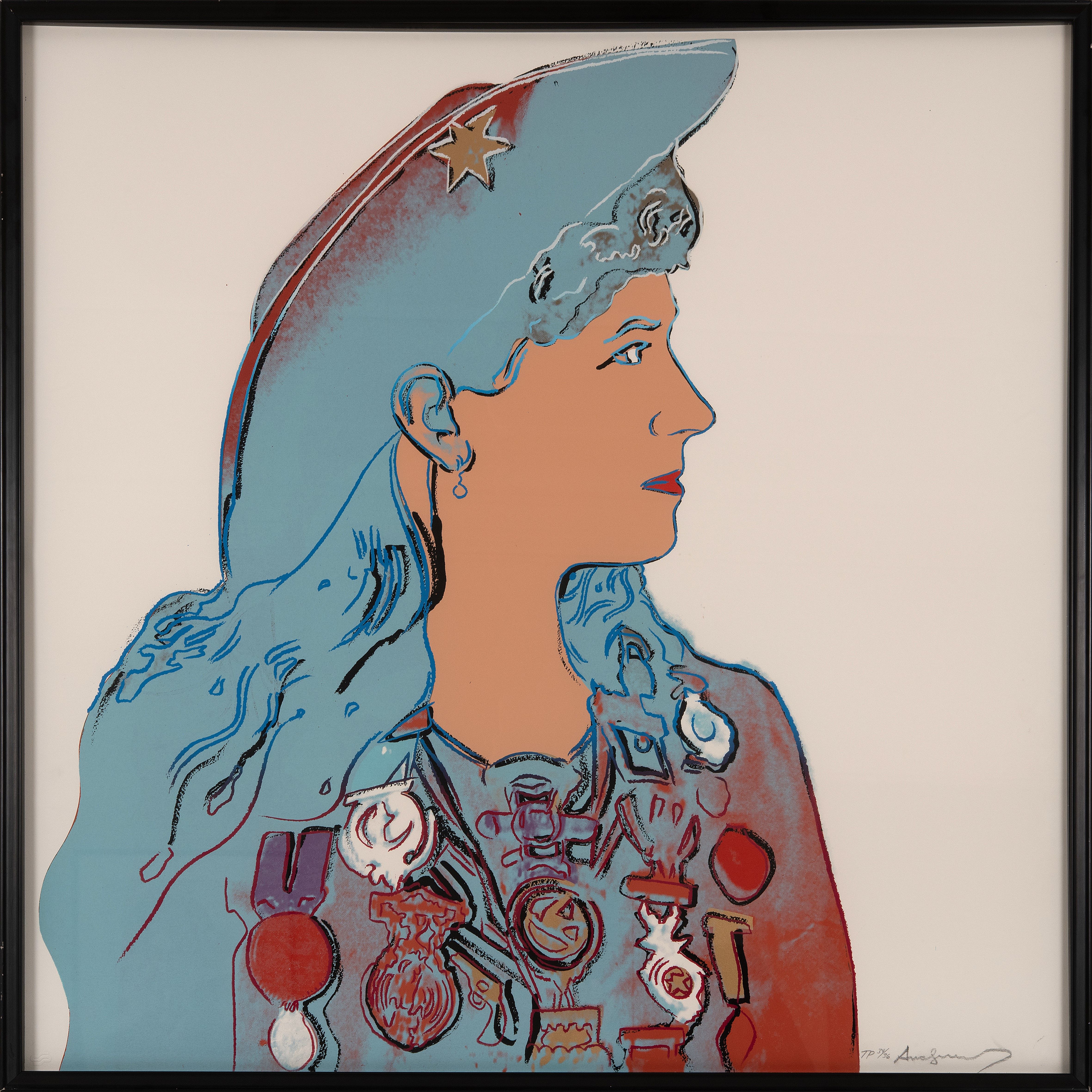 Andy Warhol - Annie Oakley, from Cowboys and Indians (see F. & S. IIB.378)