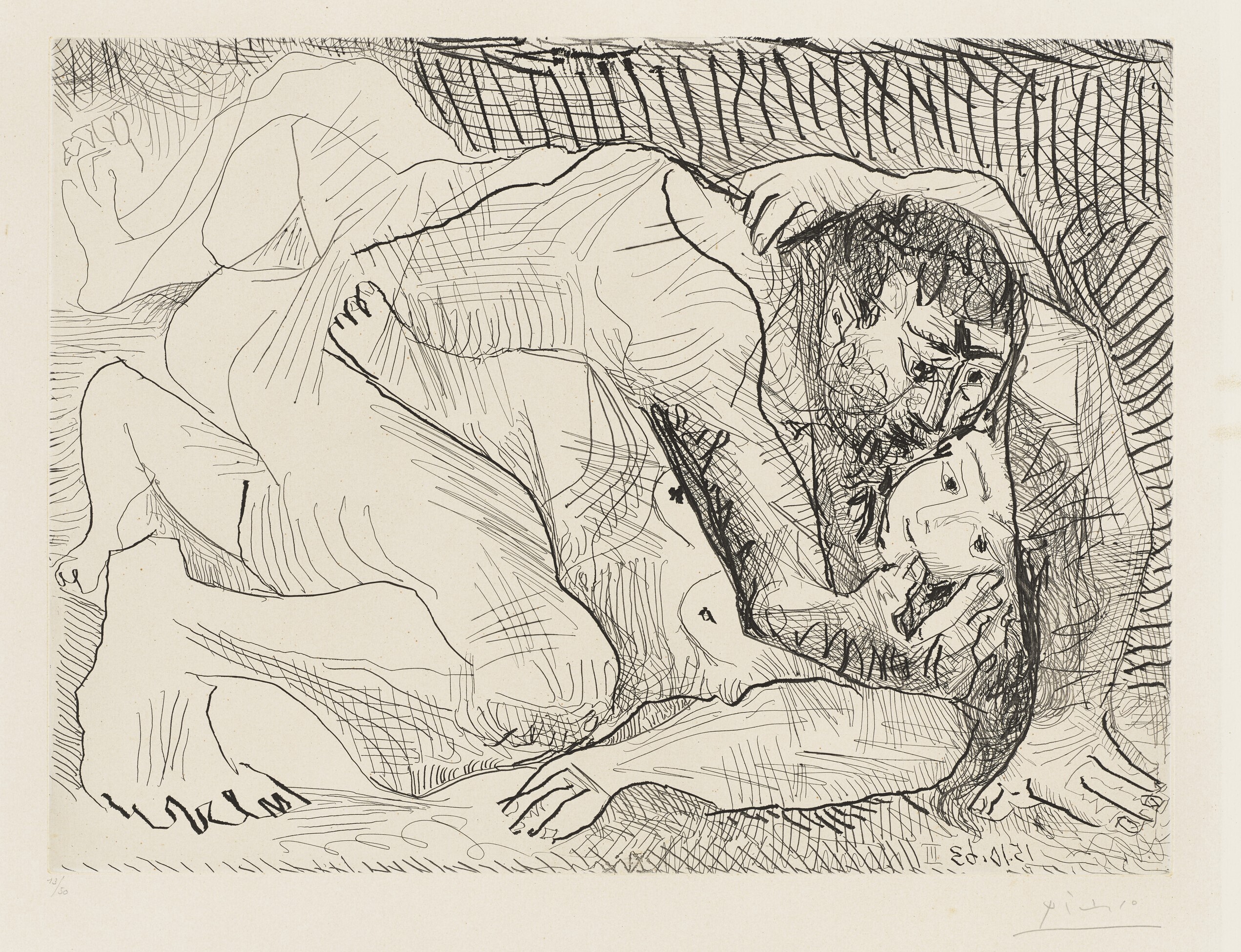 Pablo Picasso - L'Etreinte II