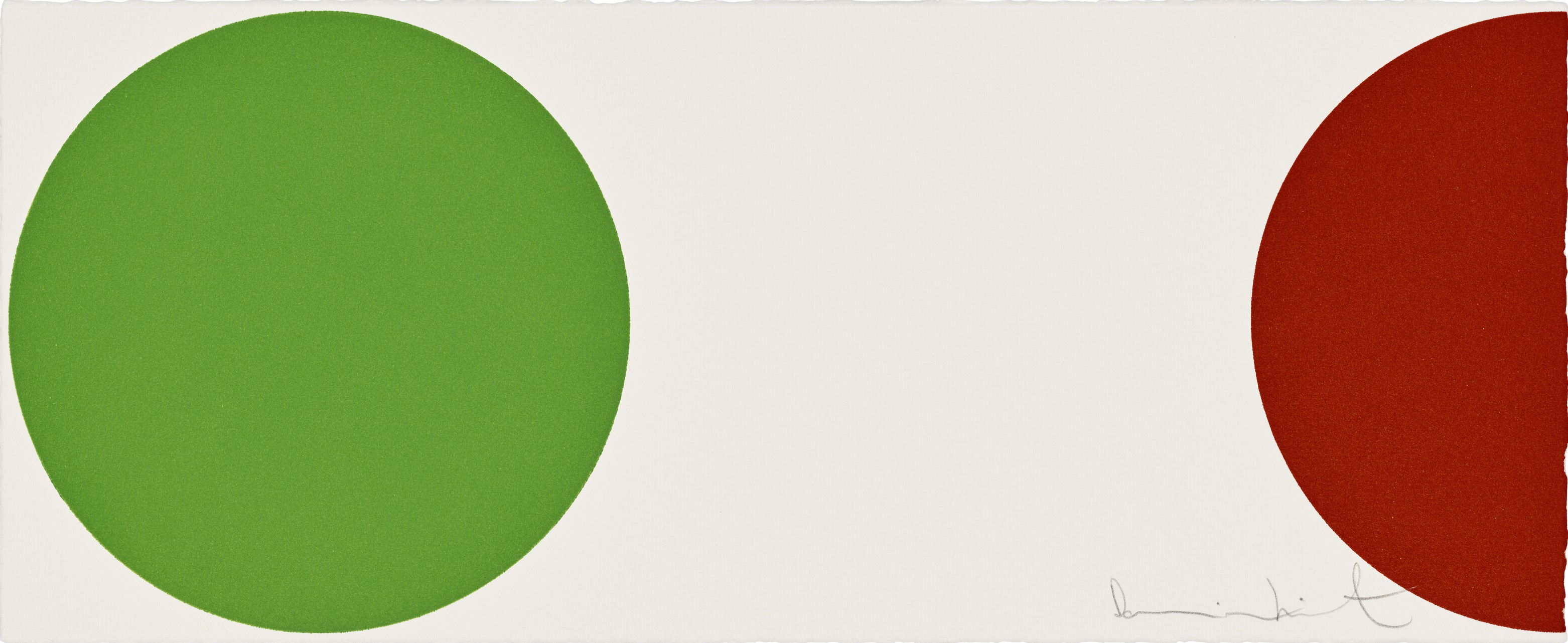 Damien Hirst - Cesium Sulfate, from: 40 Woodcut Spots