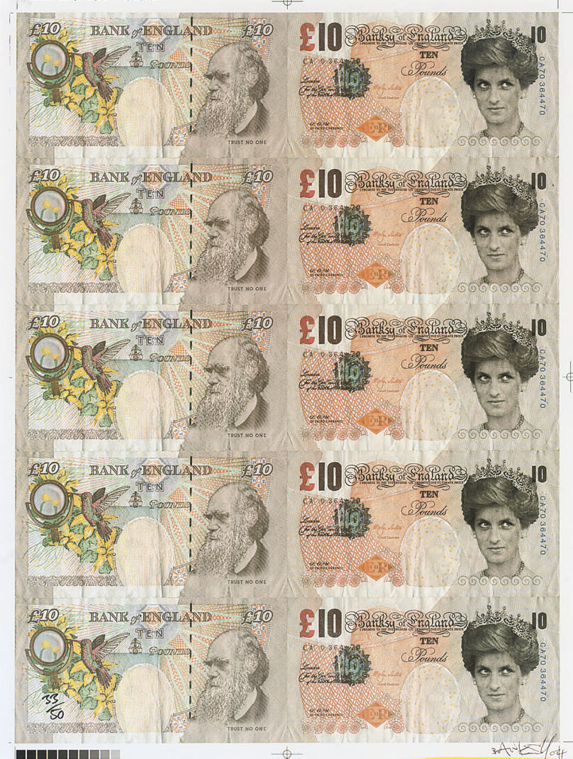 Banksy - Di-Faced Tenners
