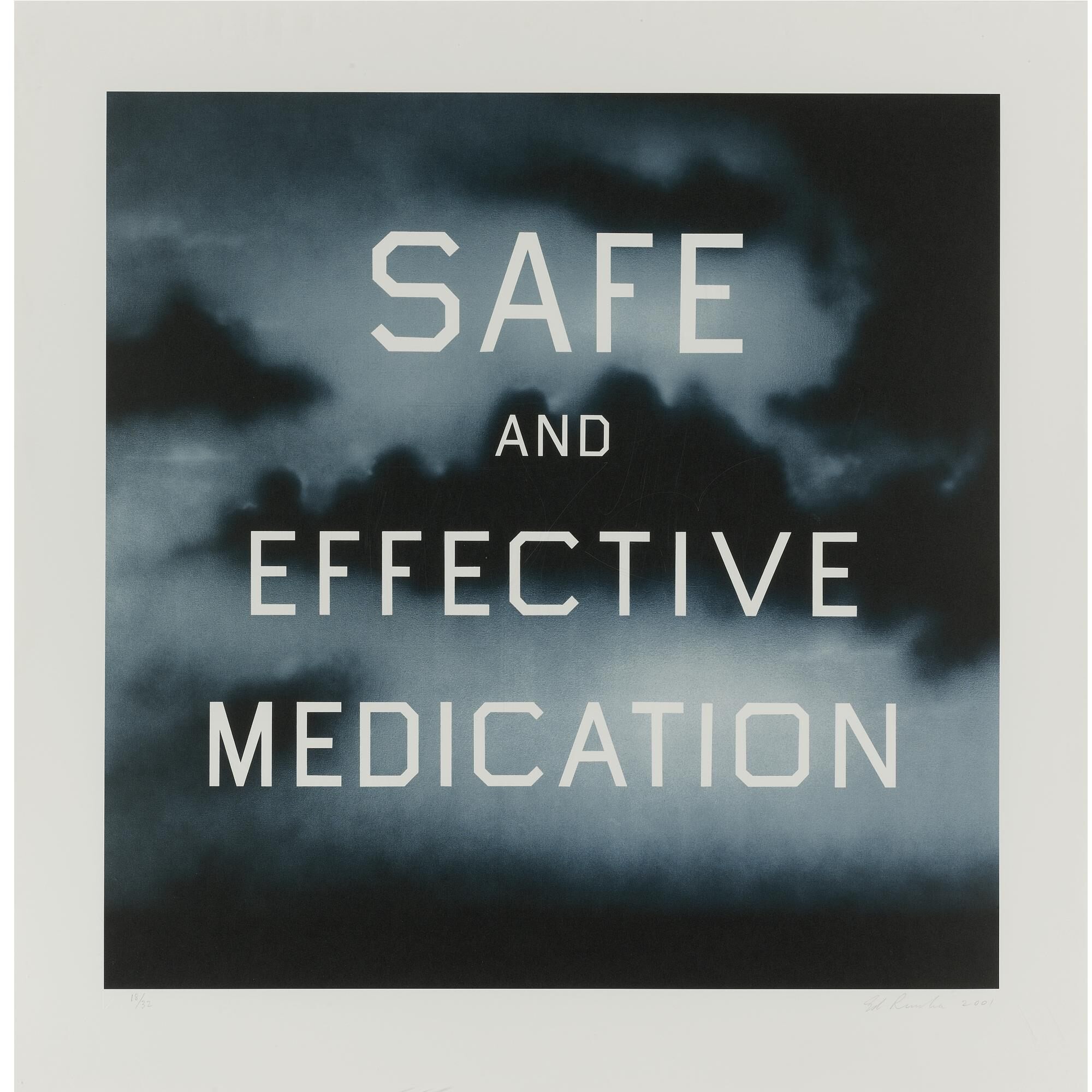 Ed Ruscha - Safe and Effective Medication