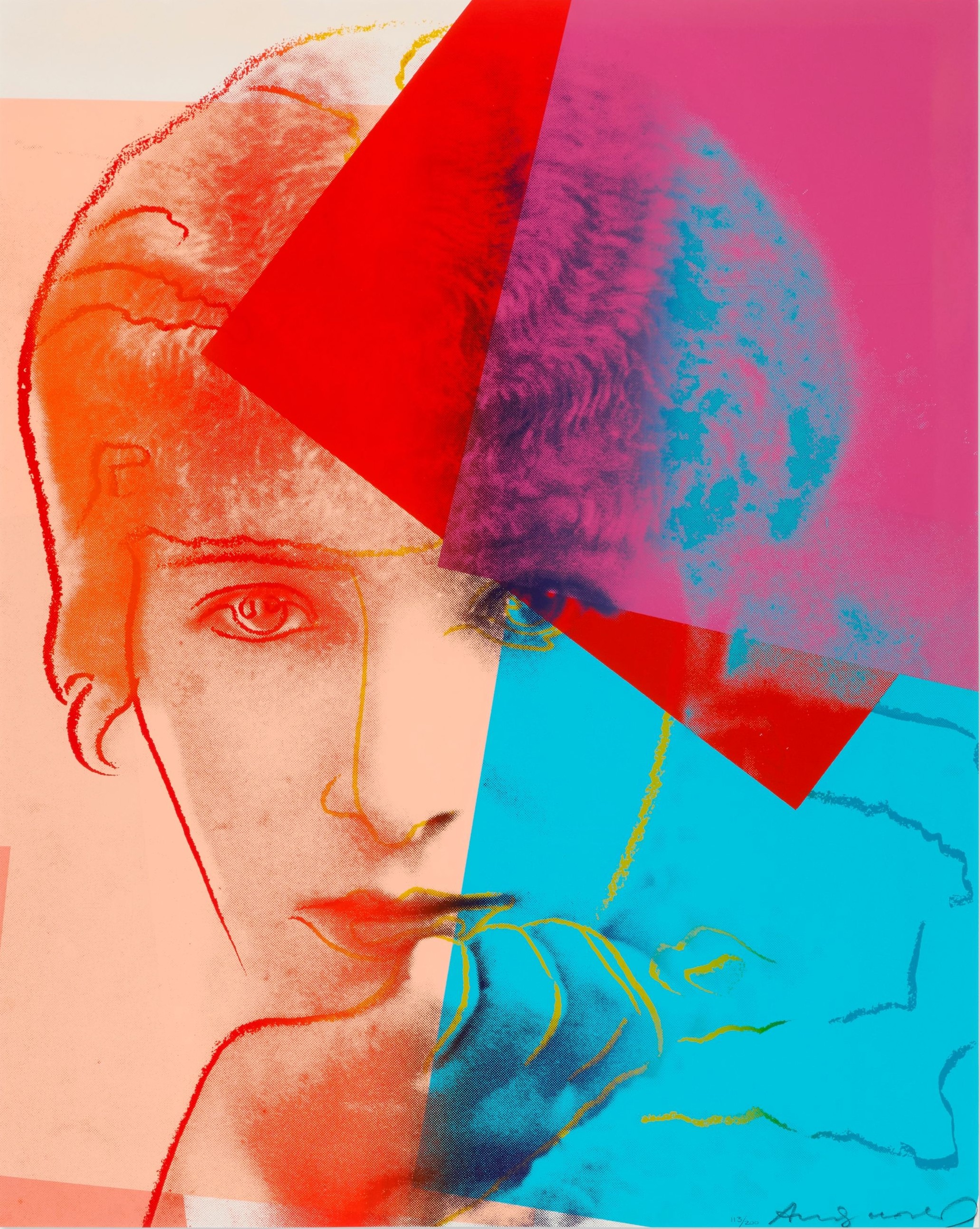 Andy Warhol - Sarah Bernhardt (from the Ten Portraits of Jews of the Twentieth Century portfolio)
