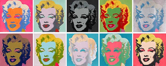 Andy Warhol - Marilyn Monroe (10 Blatt)
