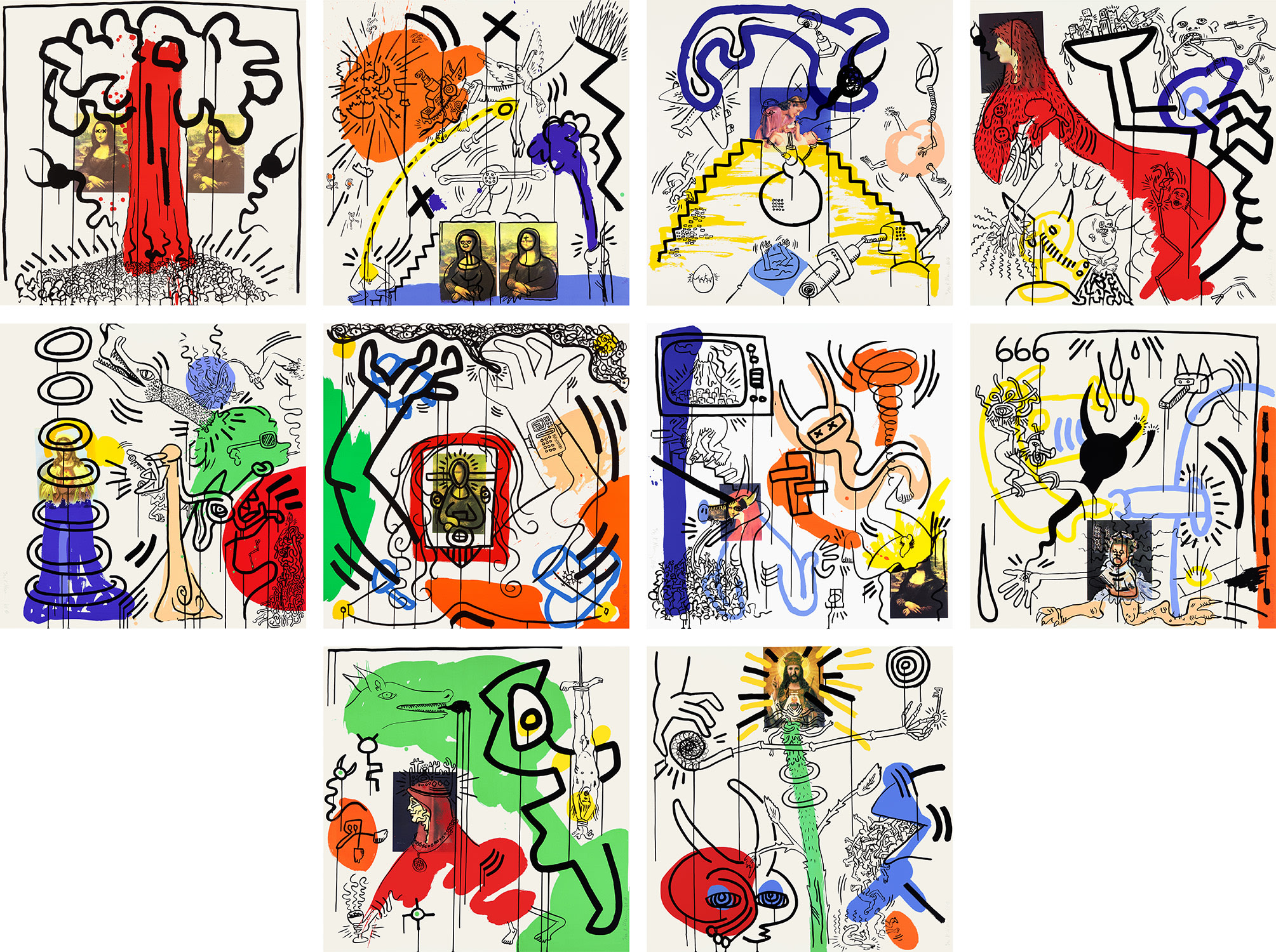 Keith Haring - Apocalypse Suite (L. pp. 98-109)