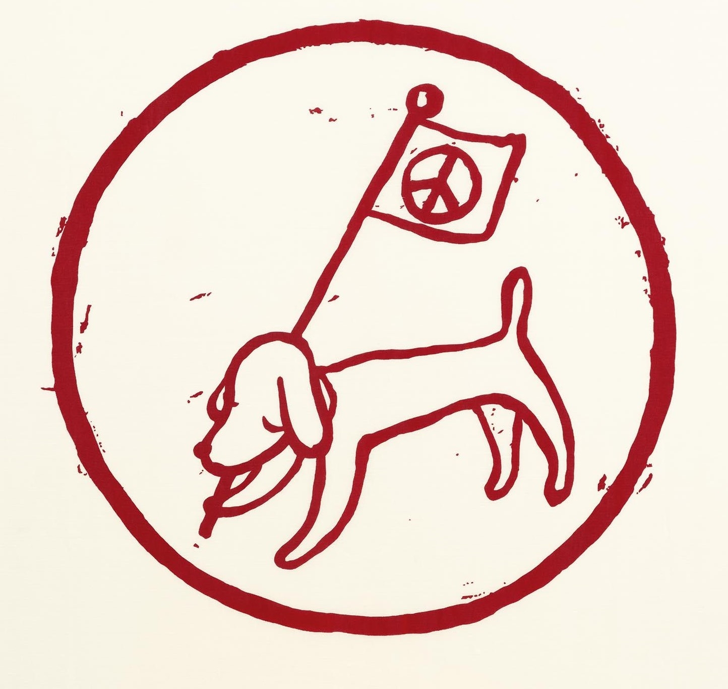 Yoshitomo Nara - Peace Flag