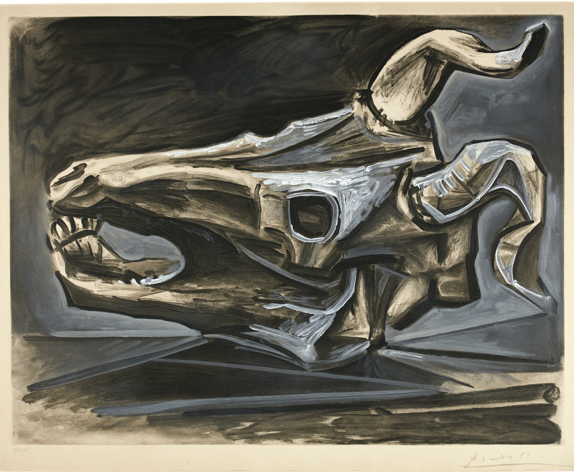 Pablo Picasso - Crane de chevre sur la table
