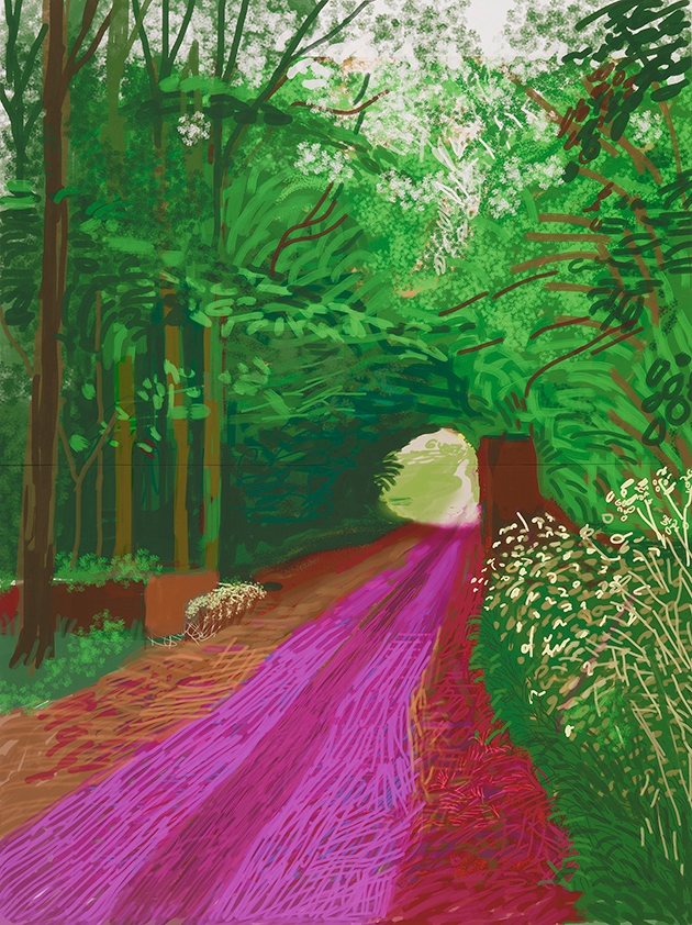 David Hockney - The Arrival of Spring in Woldgate, East Yorkshire in 2011 (twenty eleven) - 31 May, No. 1