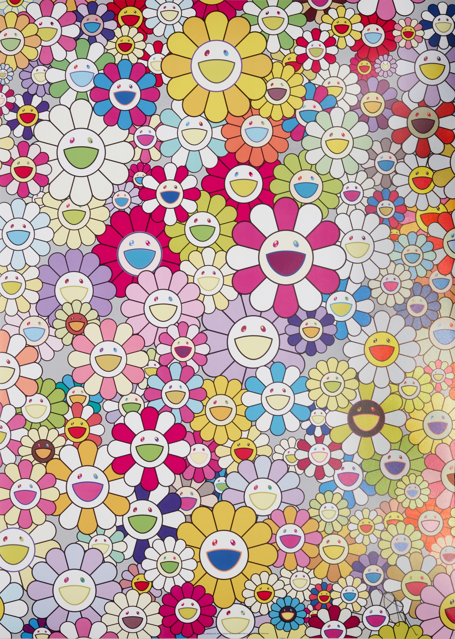 Takashi Murakami - AN HOMAGE TO YVES KLEIN, MULTICOLOUR B - 2012