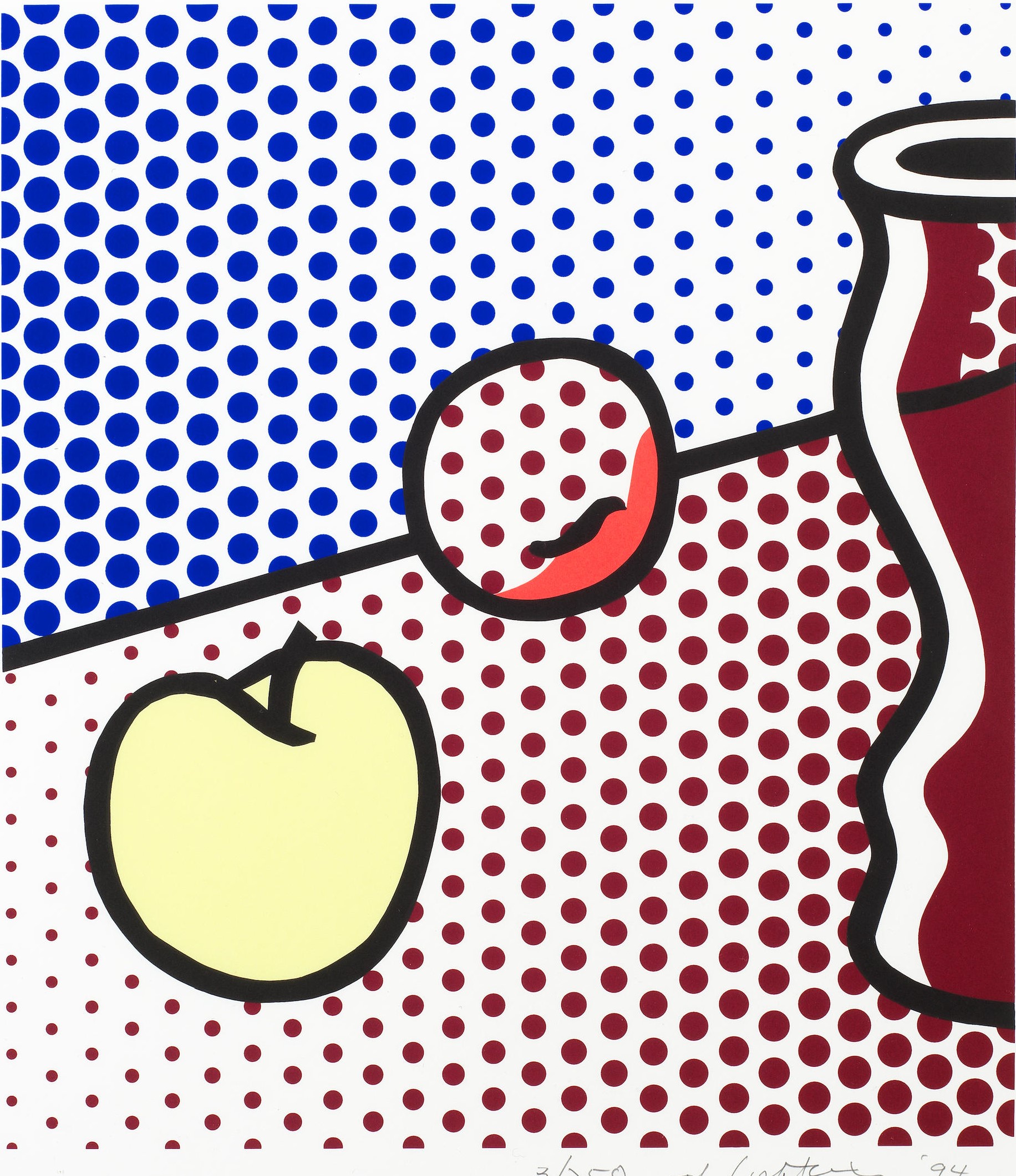 Roy Lichtenstein - Still Life with Red Jar (Corlett 291)