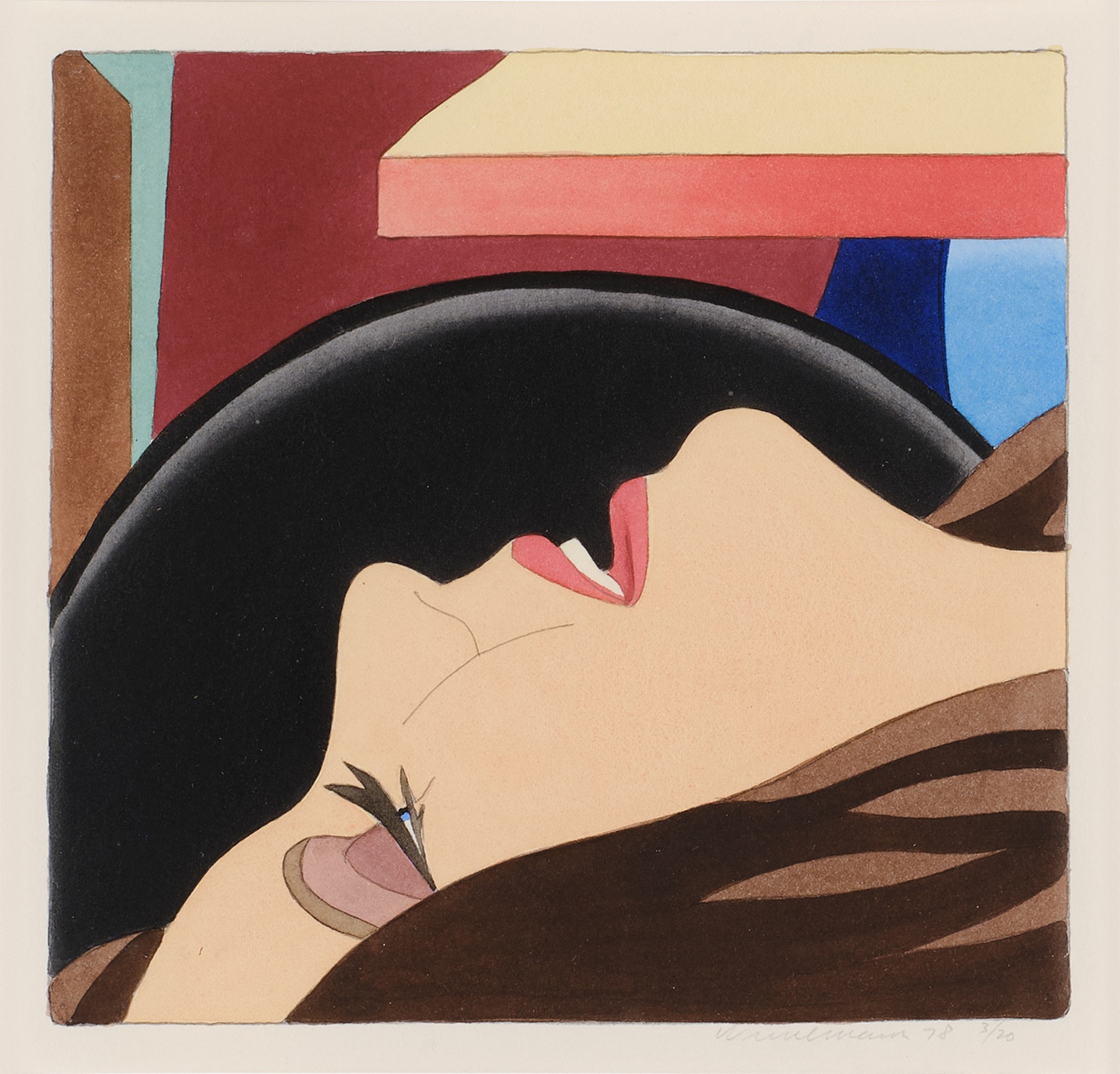 Tom Wesselmann - Bedroom Face, from Bedroom Portfolio
