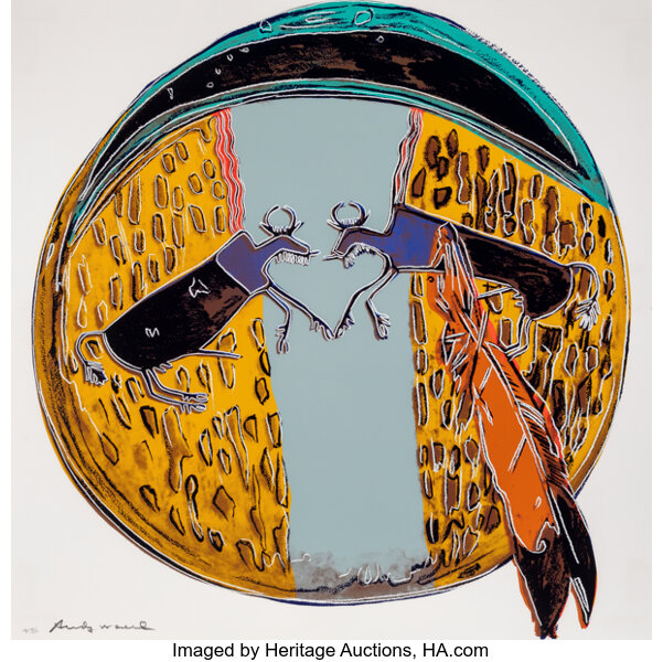 Andy Warhol - Plains Indian Shield, and Cowboys and Indians