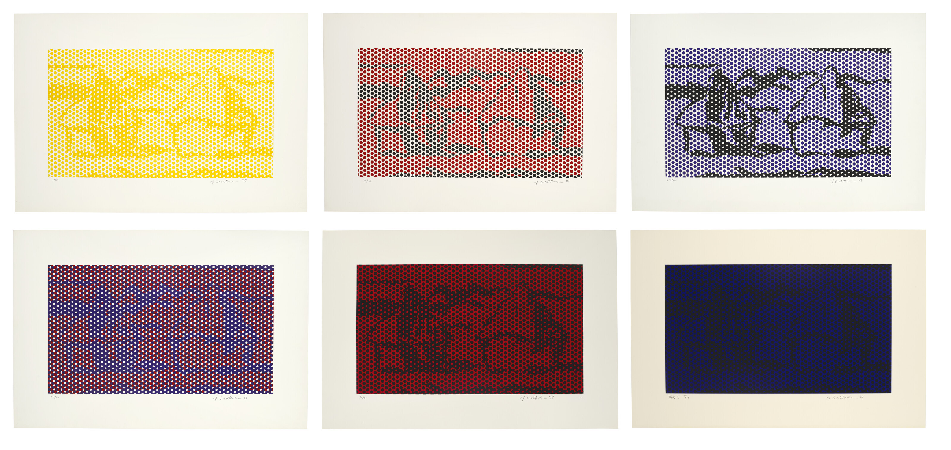 Roy Lichtenstein - Haystack Series