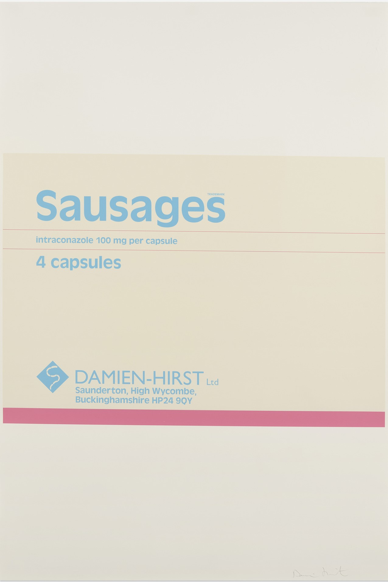 Damien Hirst - Sausages (from The Last Supper series)