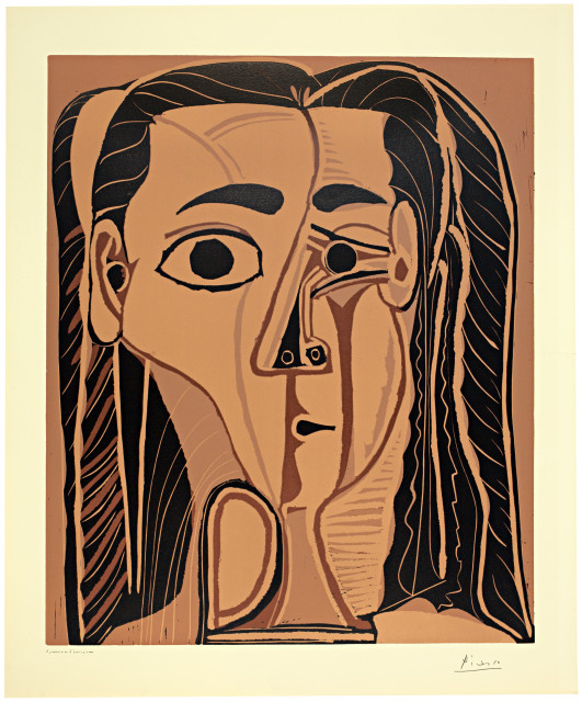 Pablo Picasso - Jacqueline au bandeau de face