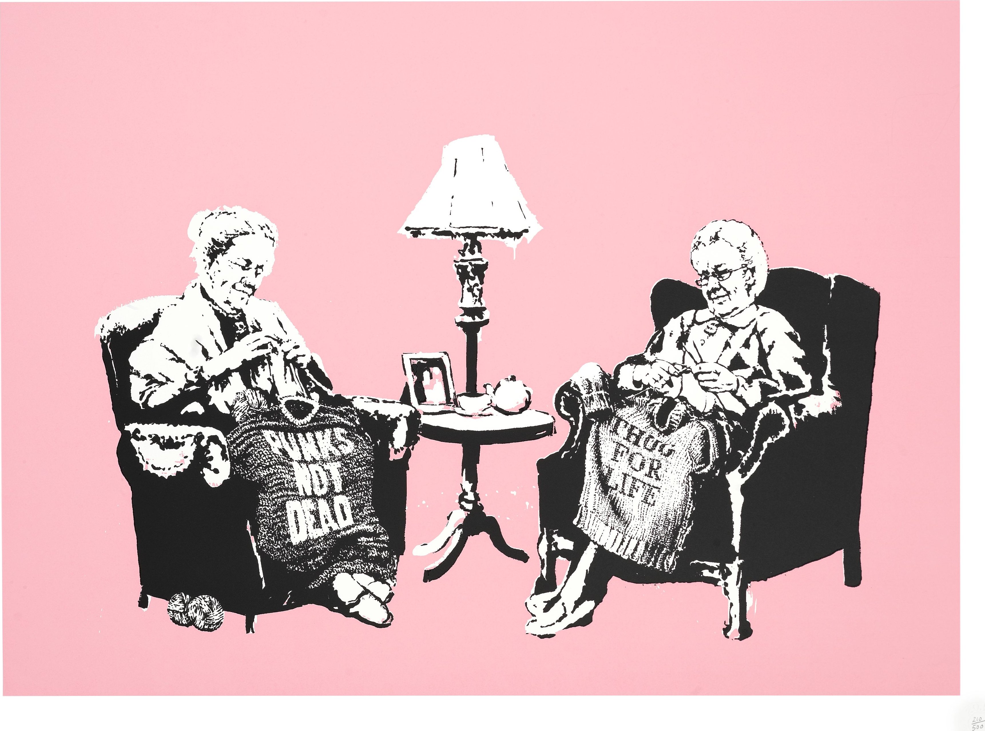 Banksy - Grannies
