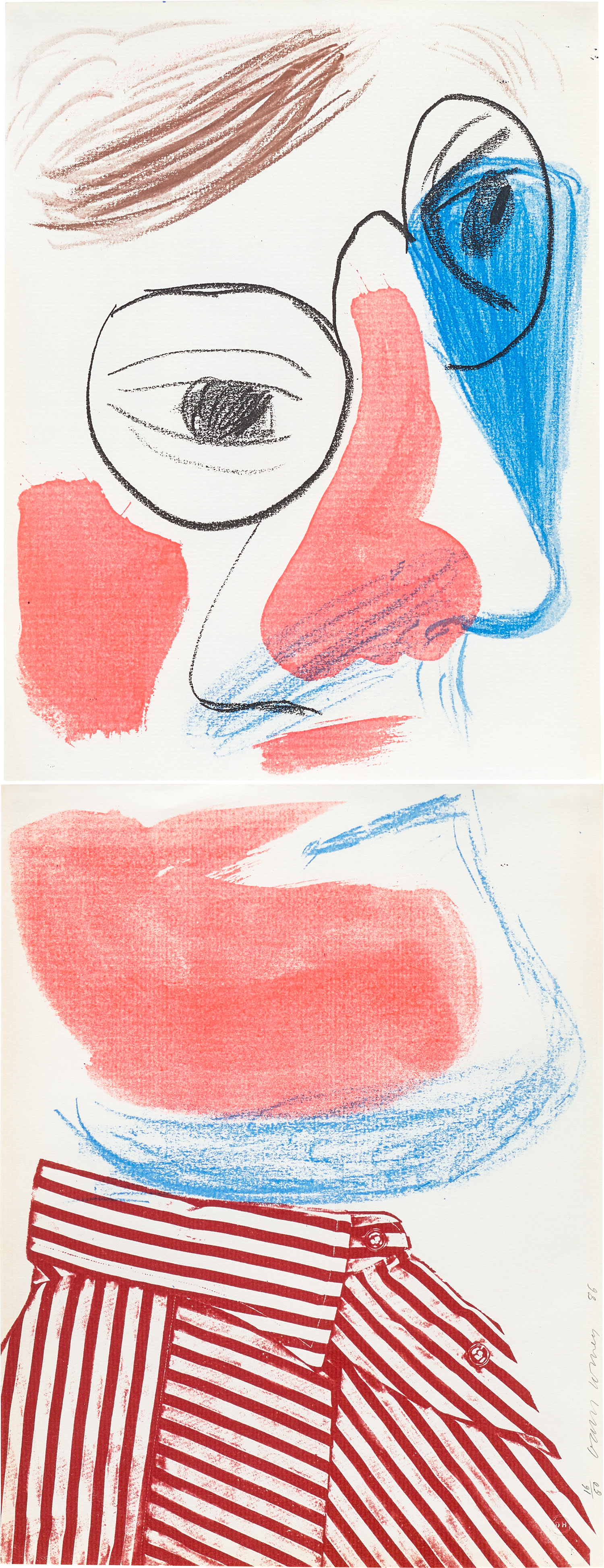 David Hockney - Self-Portrait, July 1986 (M.C.A.T. 295)