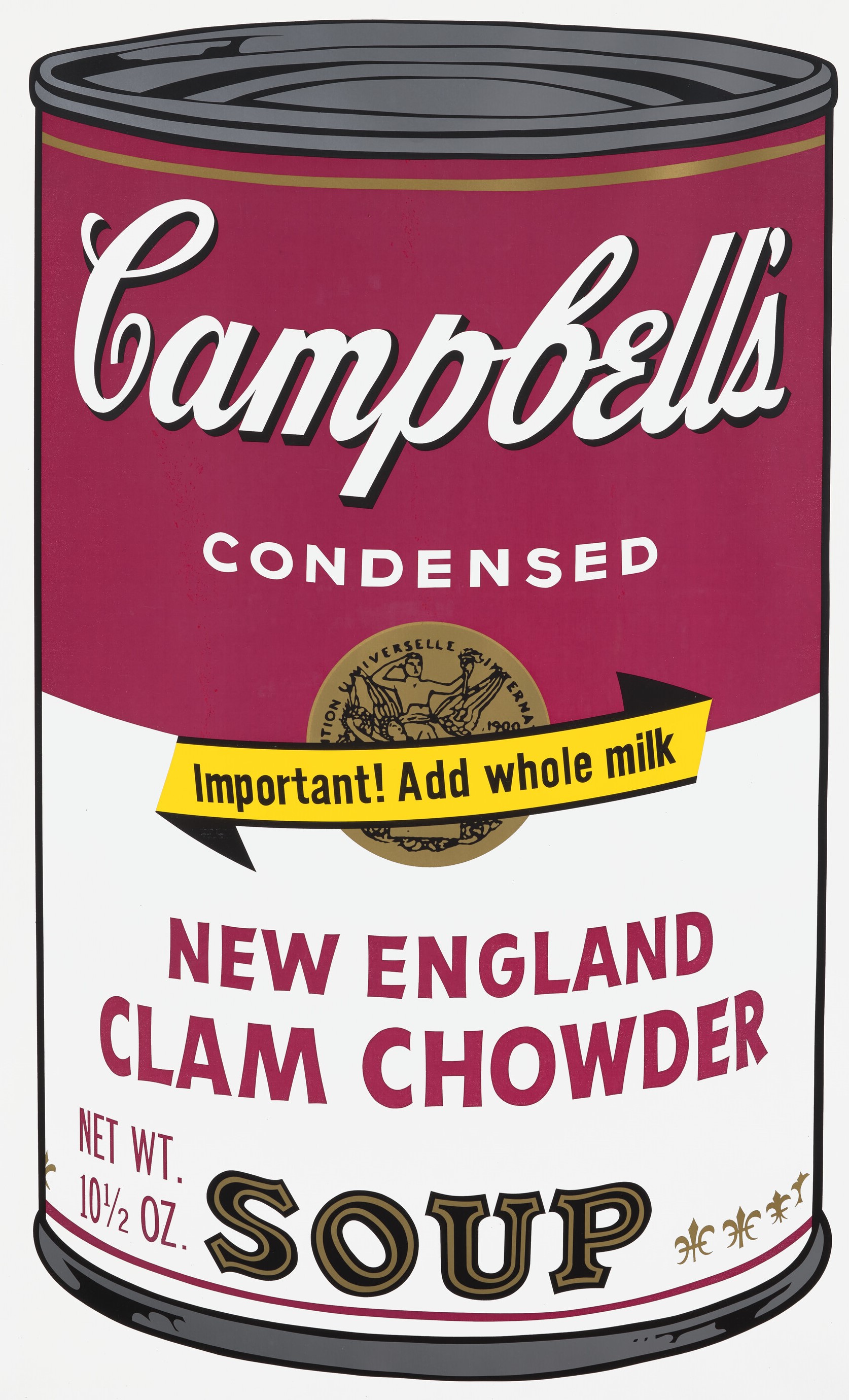 Andy Warhol - New England Clam Chowder, from Campbell's Soup II