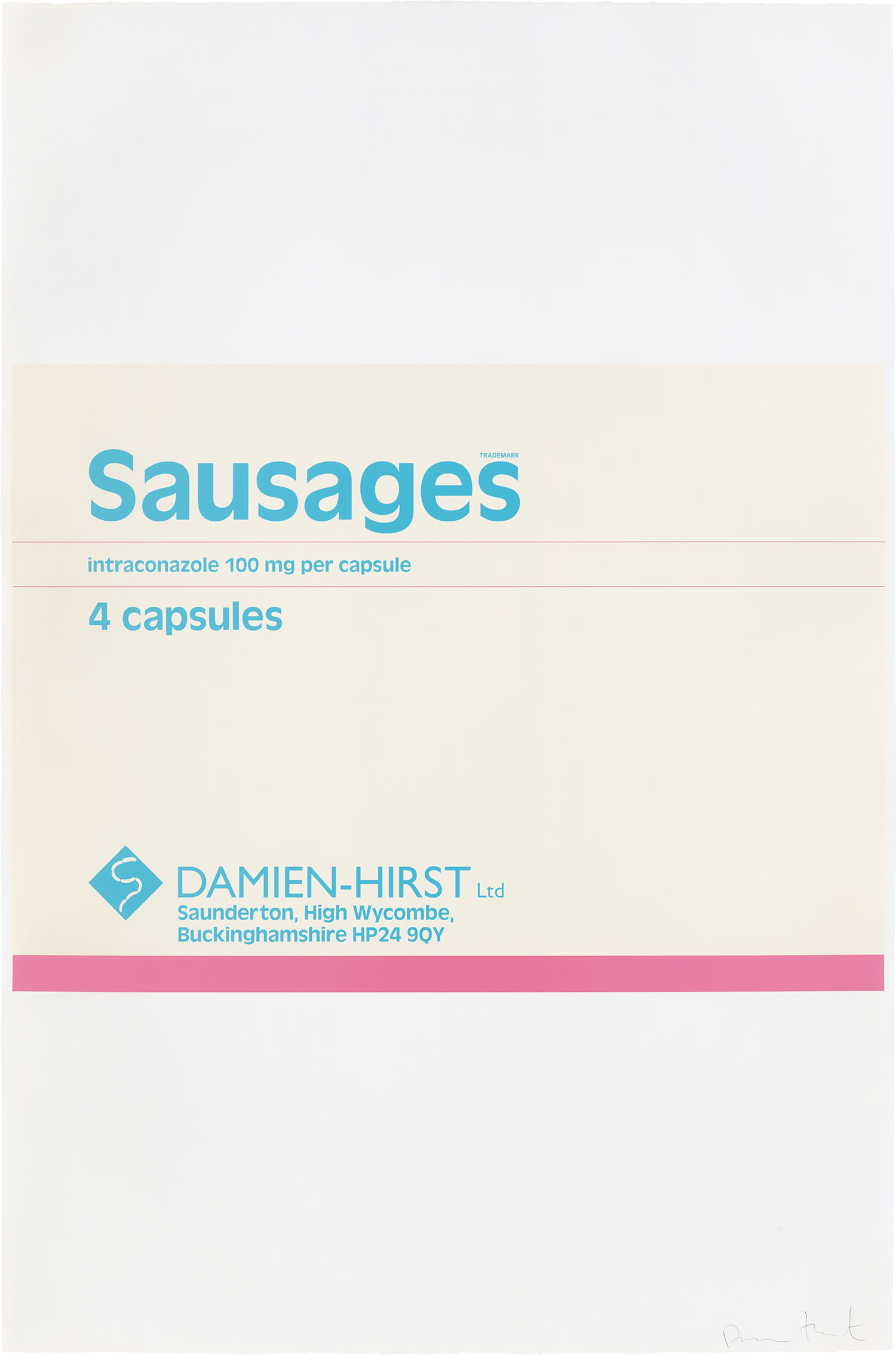 Damien Hirst - Sausages, from The Last Supper