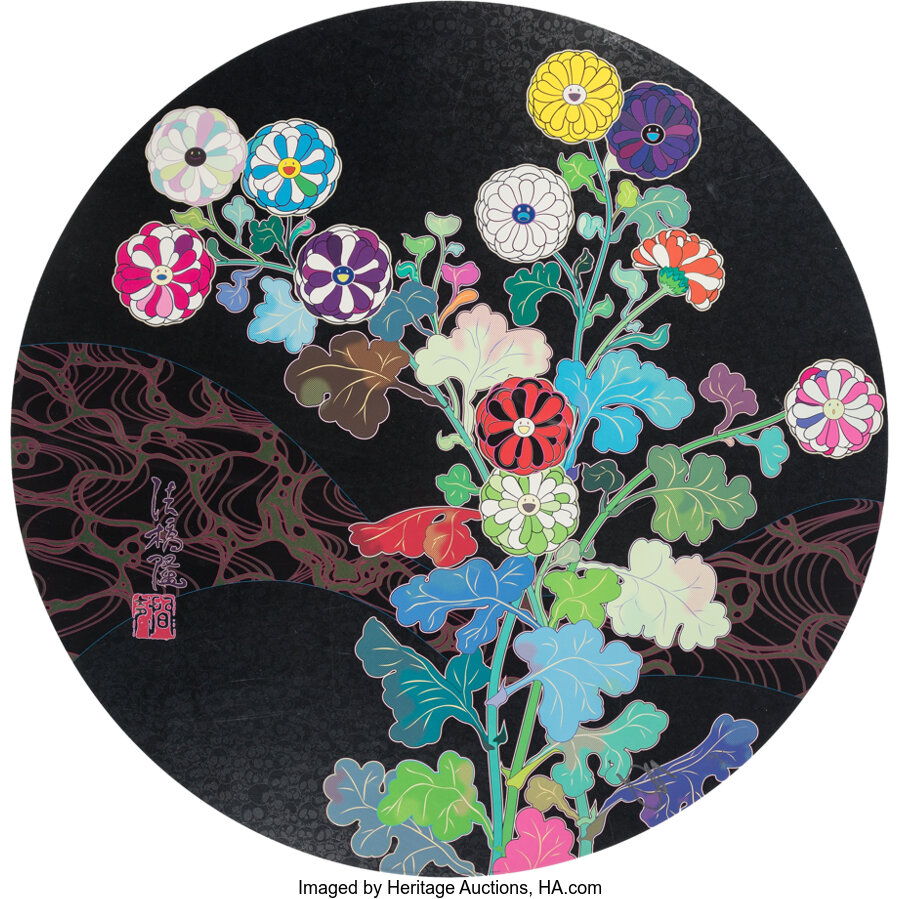 Takashi Murakami - Kansei: Wildflowers Glowing in the Night