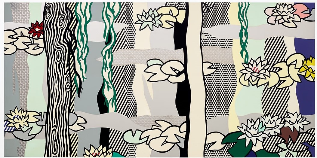 Roy Lichtenstein - Water Lilies with Willows, from Water Lilies (C. 266)