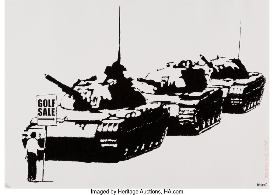 Banksy - Golf Sale