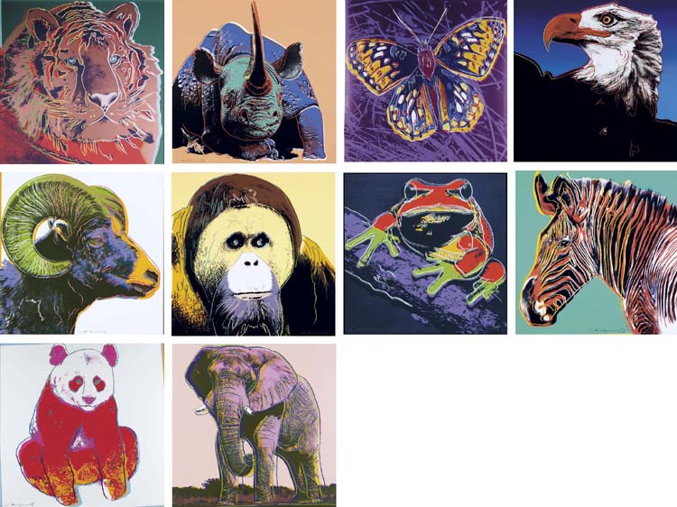 Andy Warhol - Endangered Species, New York, Ronald Feldman Fine Arts, Inc.
