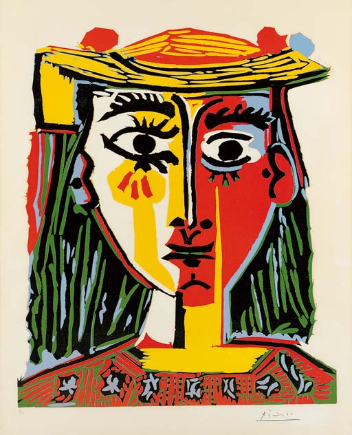 Pablo Picasso - Buste de Femme au Chapeau