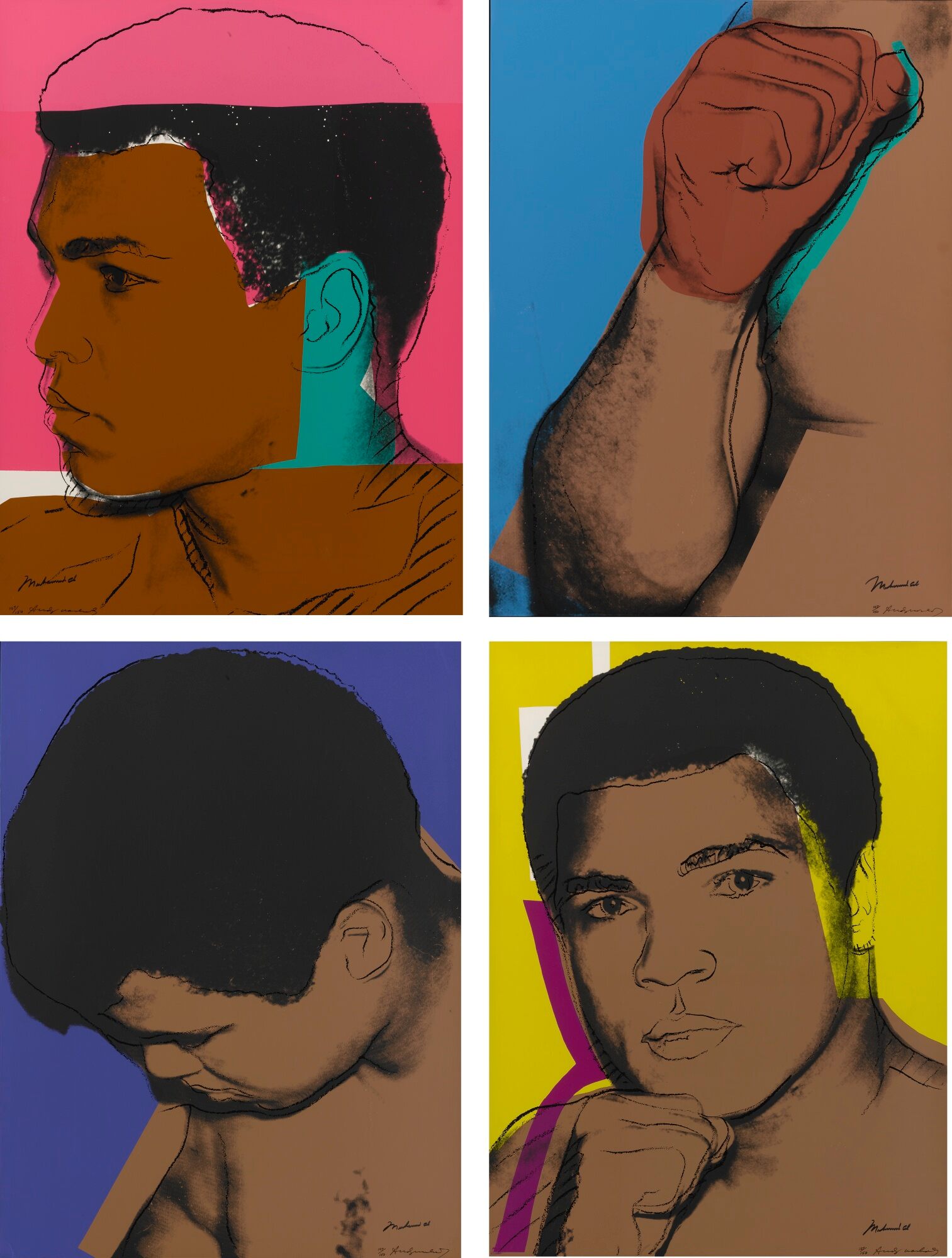 Andy Warhol - Muhammad Ali