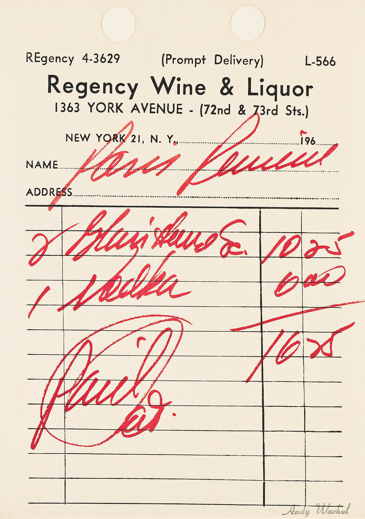 Andy Warhol - Paris Review