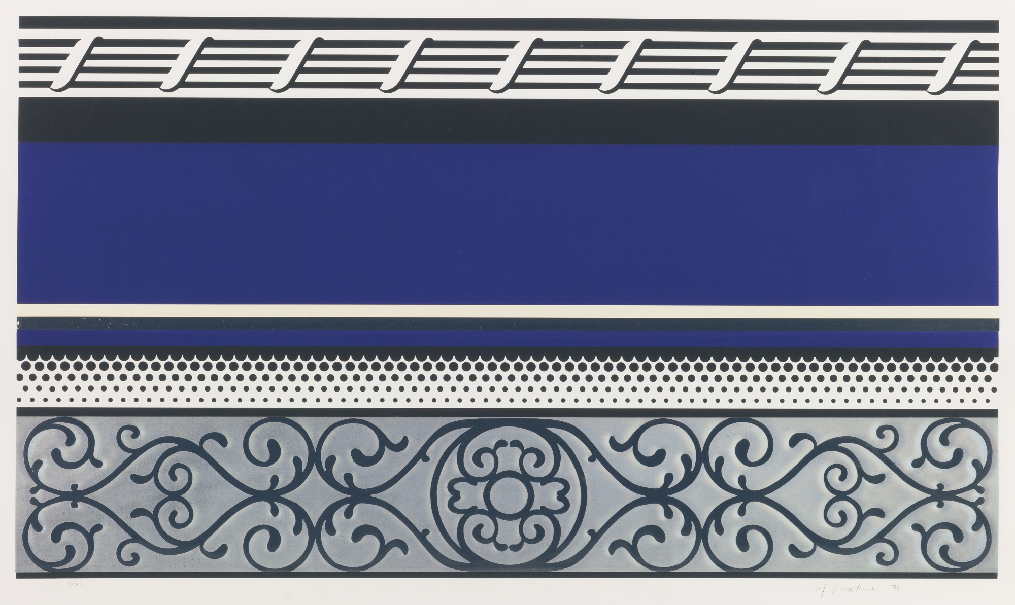 Roy Lichtenstein - Entablature V