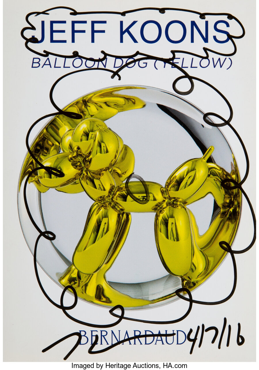 Jeff Koons - Supplemental, from Balloon Dog Yellow
