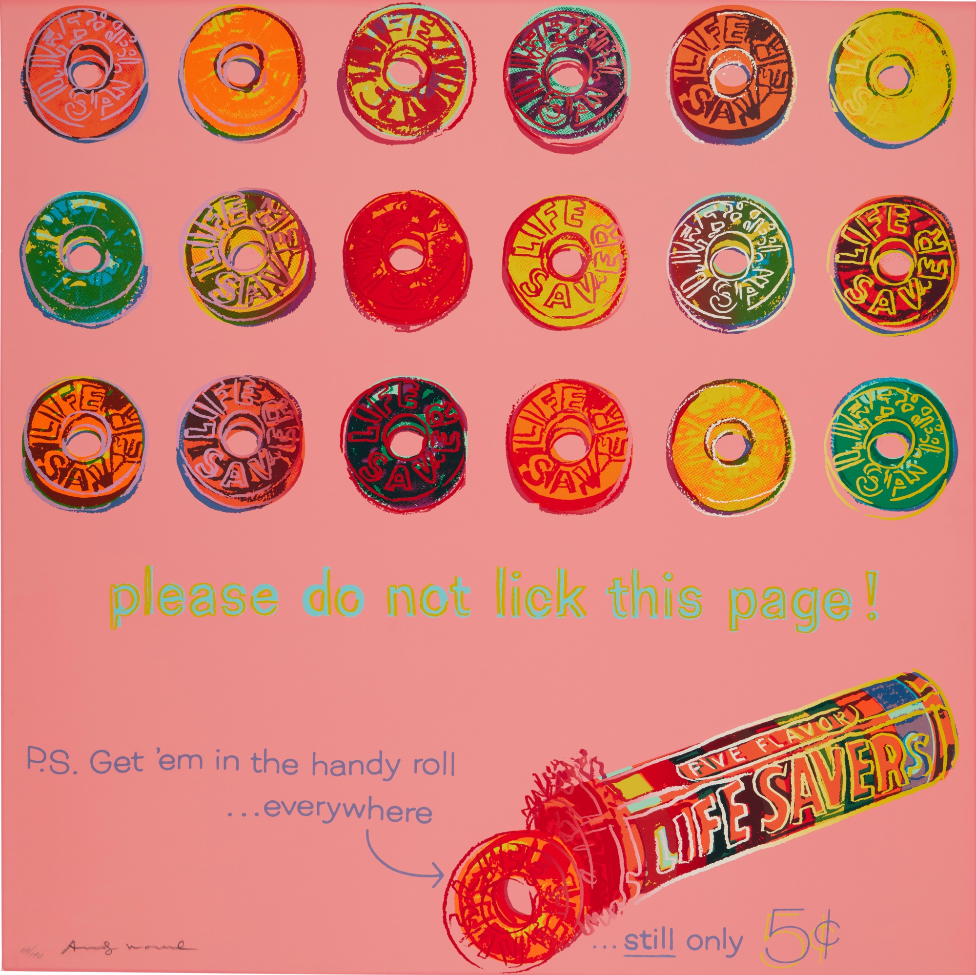 Andy Warhol - Life Savers, from Ads