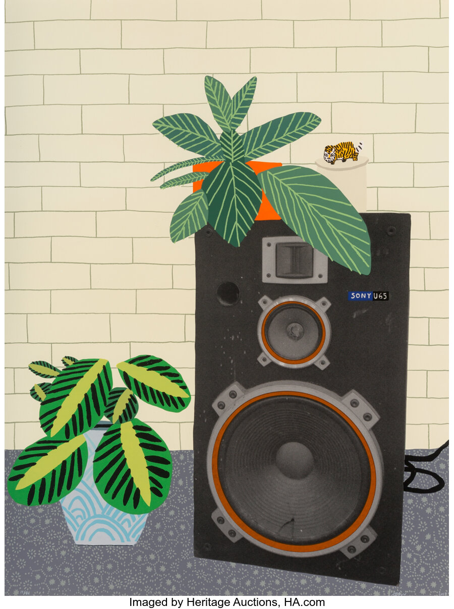 Jonas Wood - Speaker Still Life