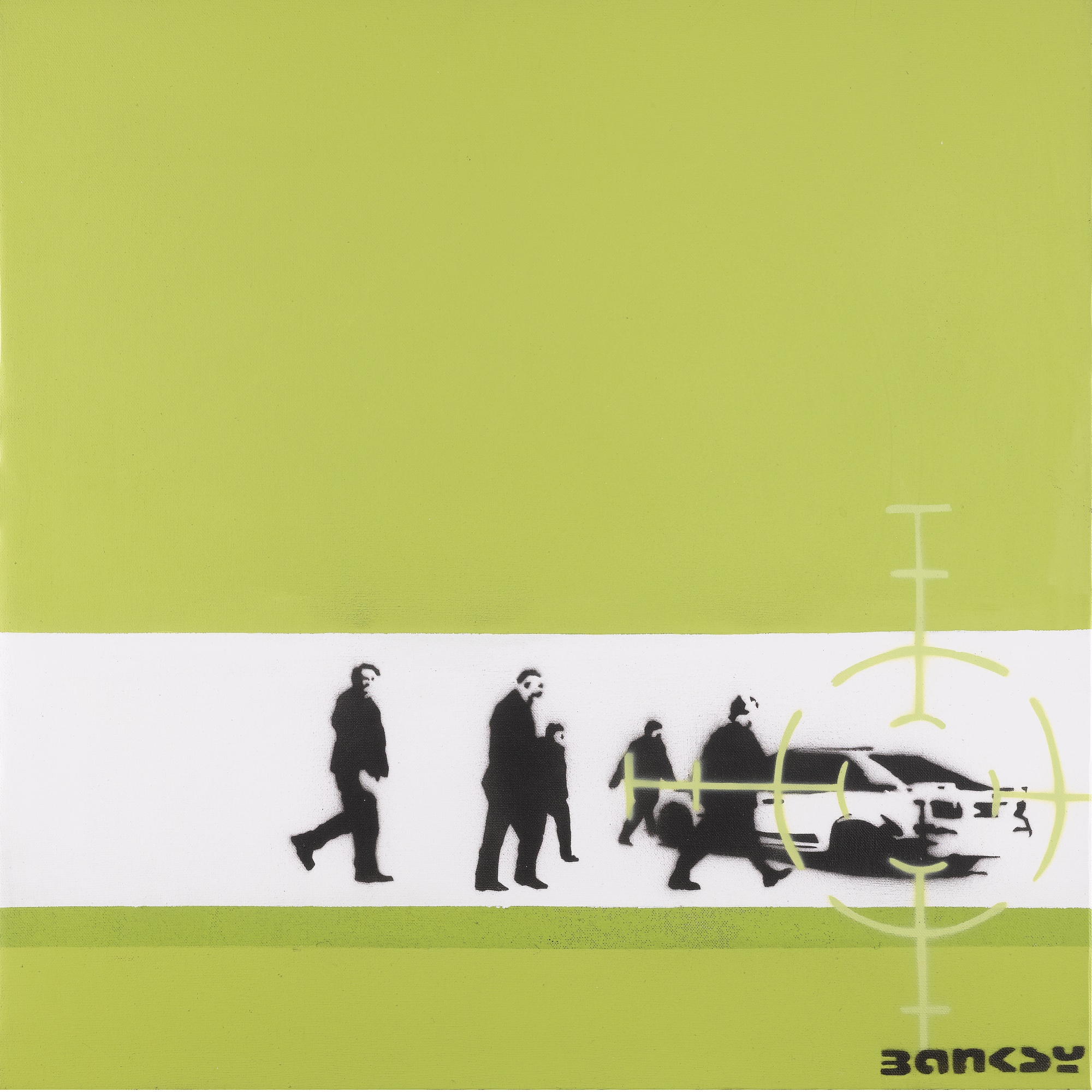 Banksy - PRECISION BOMBING (GREEN)